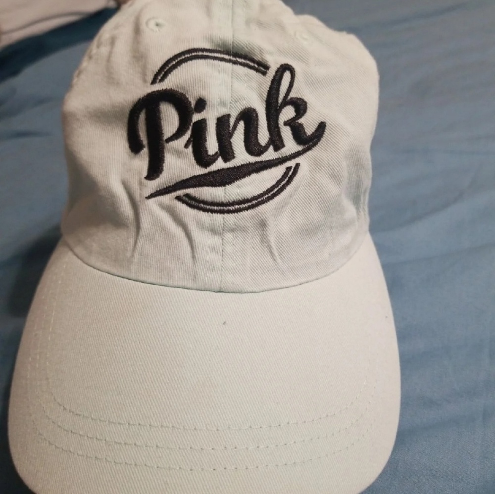 PINK baby blue baseball hat